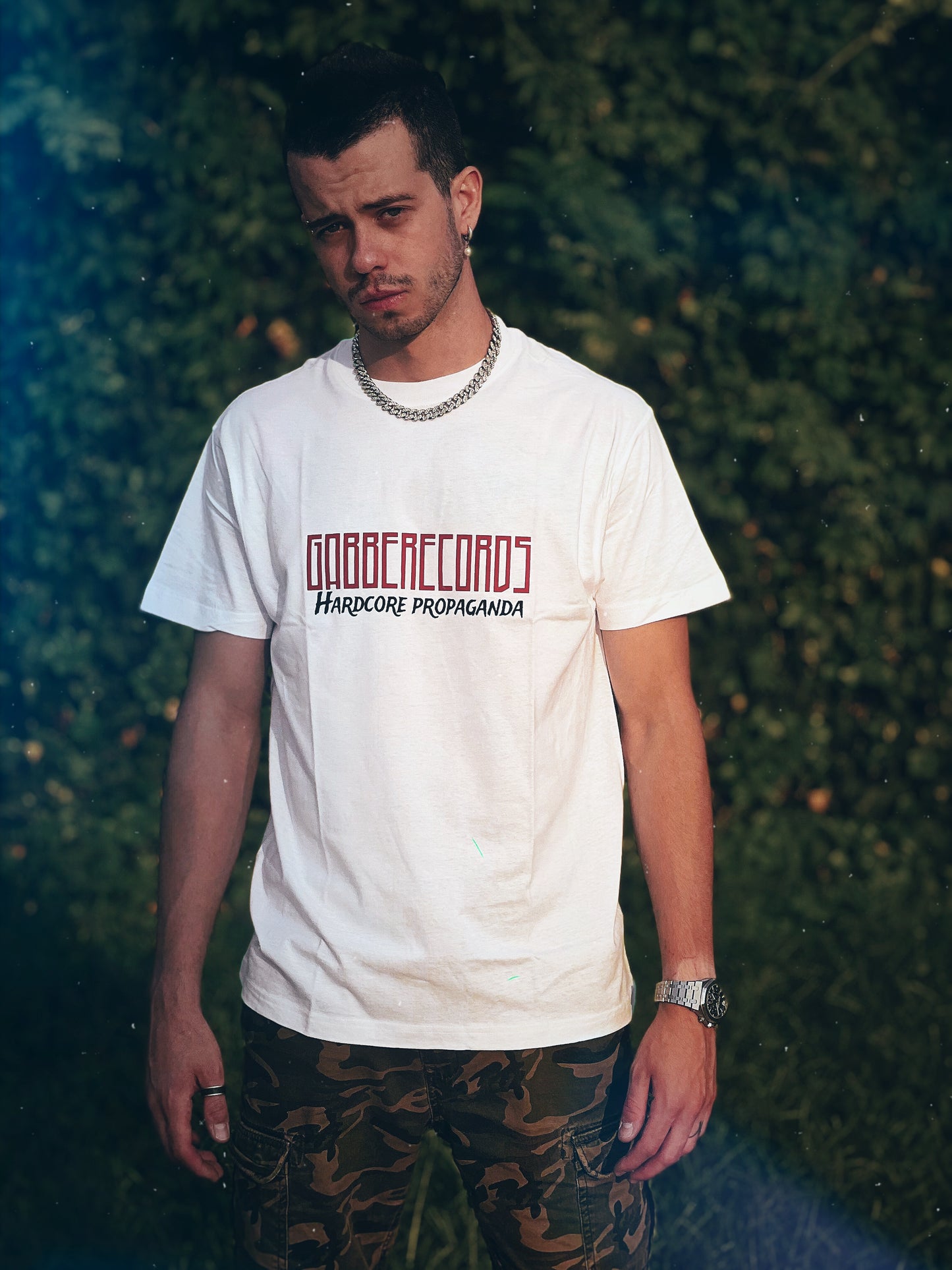 White T-Shirt Hardcore Propaganda