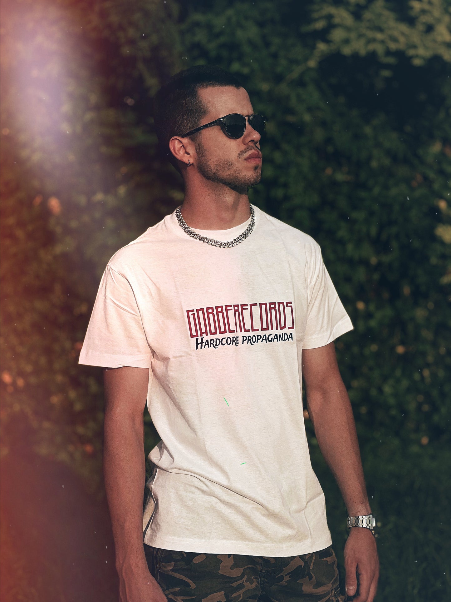 White T-Shirt Hardcore Propaganda